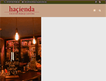 Tablet Screenshot of hacienda-muenchen.de